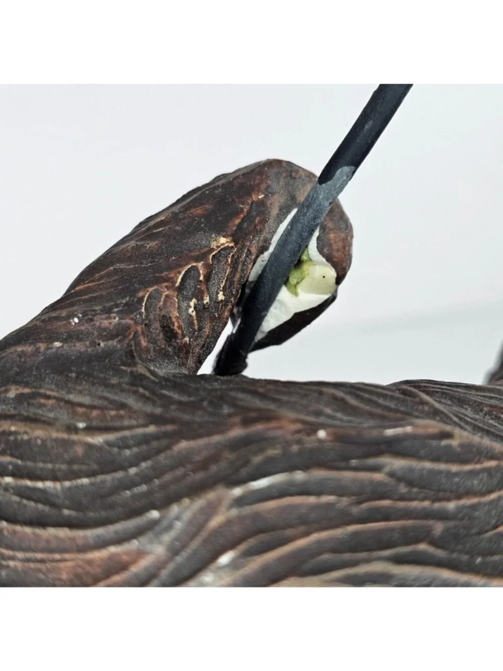 Department 56 Brown Bear Figurine Holding Candle Holder Stick Rustic Resin 13